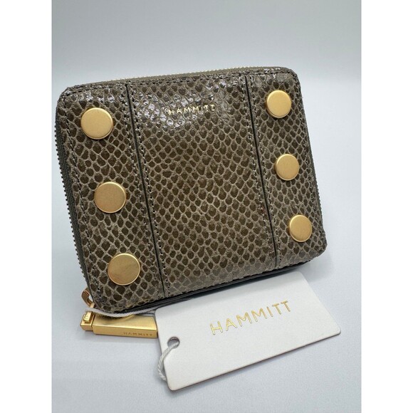 HAMMITT 5 North Wallet | Bistro Green Snake | Zip-Around | NWT | Free Shipping - Picture 11 of 11
